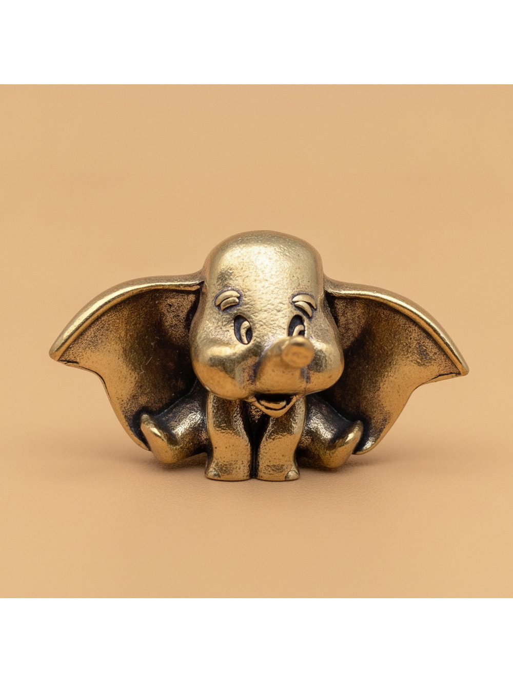 Big-eared Elephant Brass Dumbo Miniature